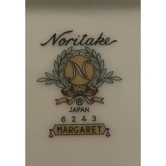 Noritake China Margaret‎ 6243 Pattern Small Oval Platter 11 5/8" Vintage Japan - Picture 3 of 3